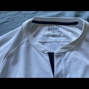 Rhone Delta Pique white shirt. Size small. Men’s